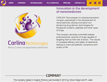 Tablet Screenshot of carlinatech.com